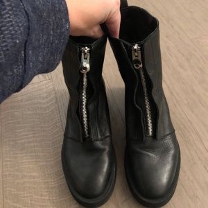 Black Leather Boots